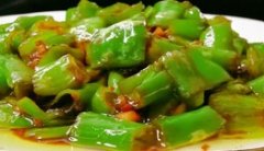 豆瓣酱炒辣椒的做法